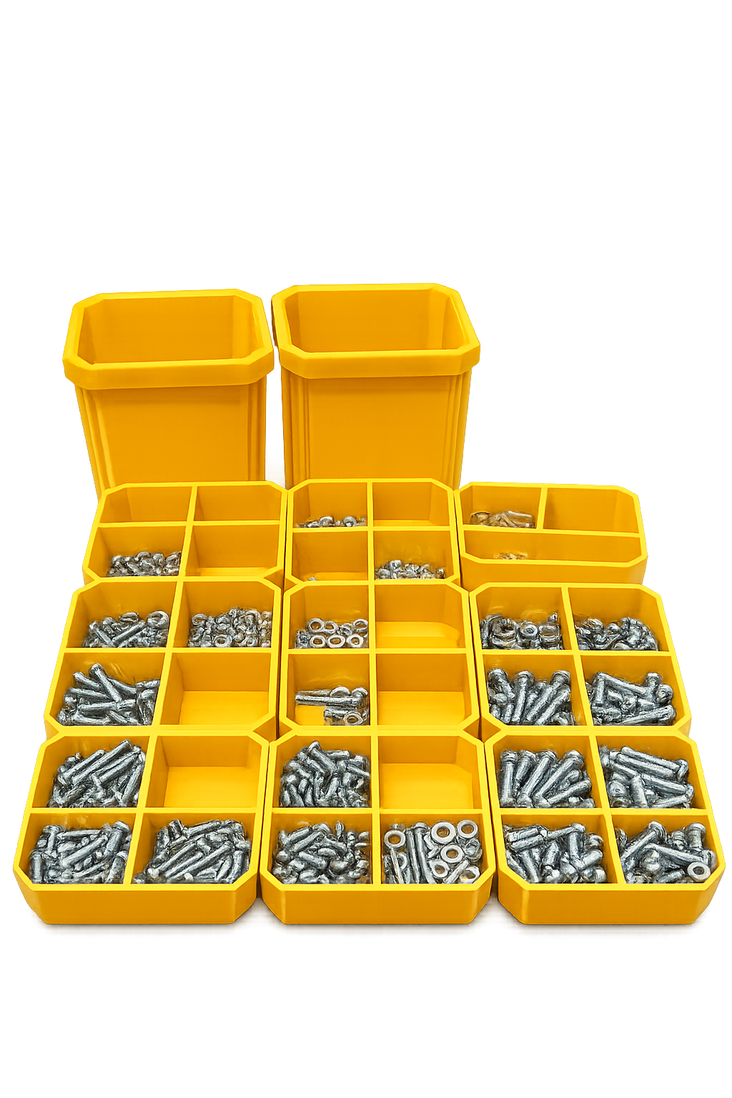 Nesting Bin Inserts w/ Dividers for ToughBuilt Stacktech Organizer TB-B1-O-30