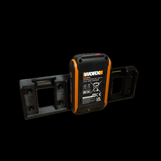 Triple Battery Wall Mount for WORX 20v PowerShare Battery Holder