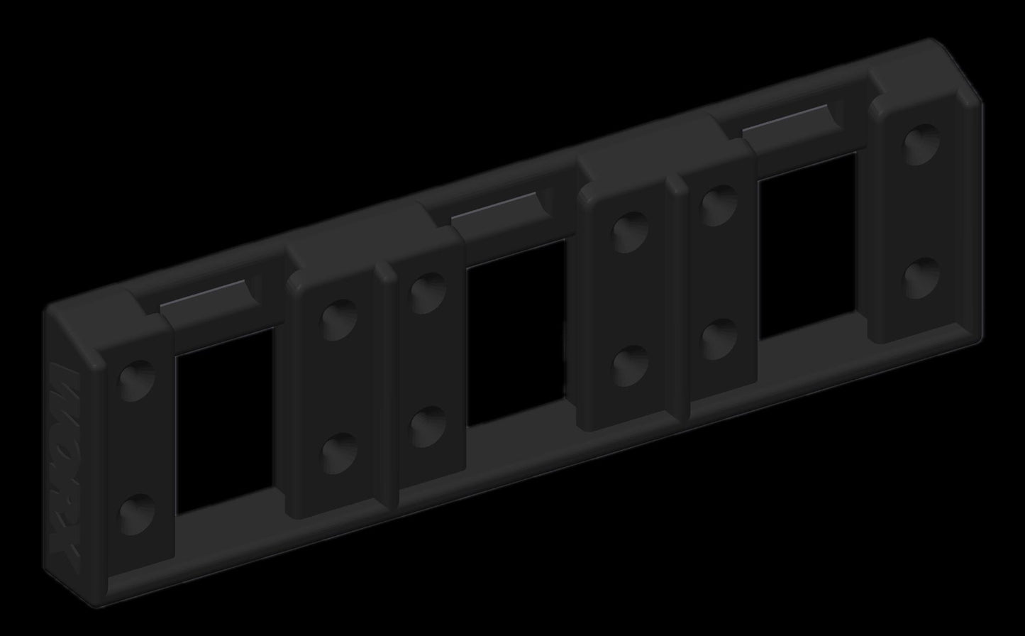 Triple Battery Wall Mount for WORX 20v PowerShare Battery Holder