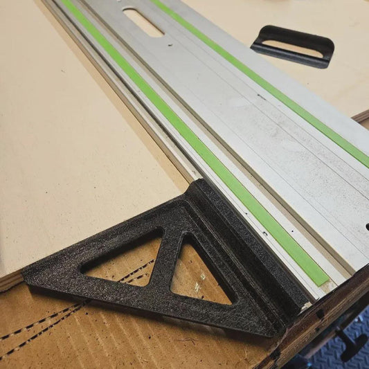 Makita Festool Erbauer Tracksaw Rail Right Angle 90 Degree Cutting Alignment Jig