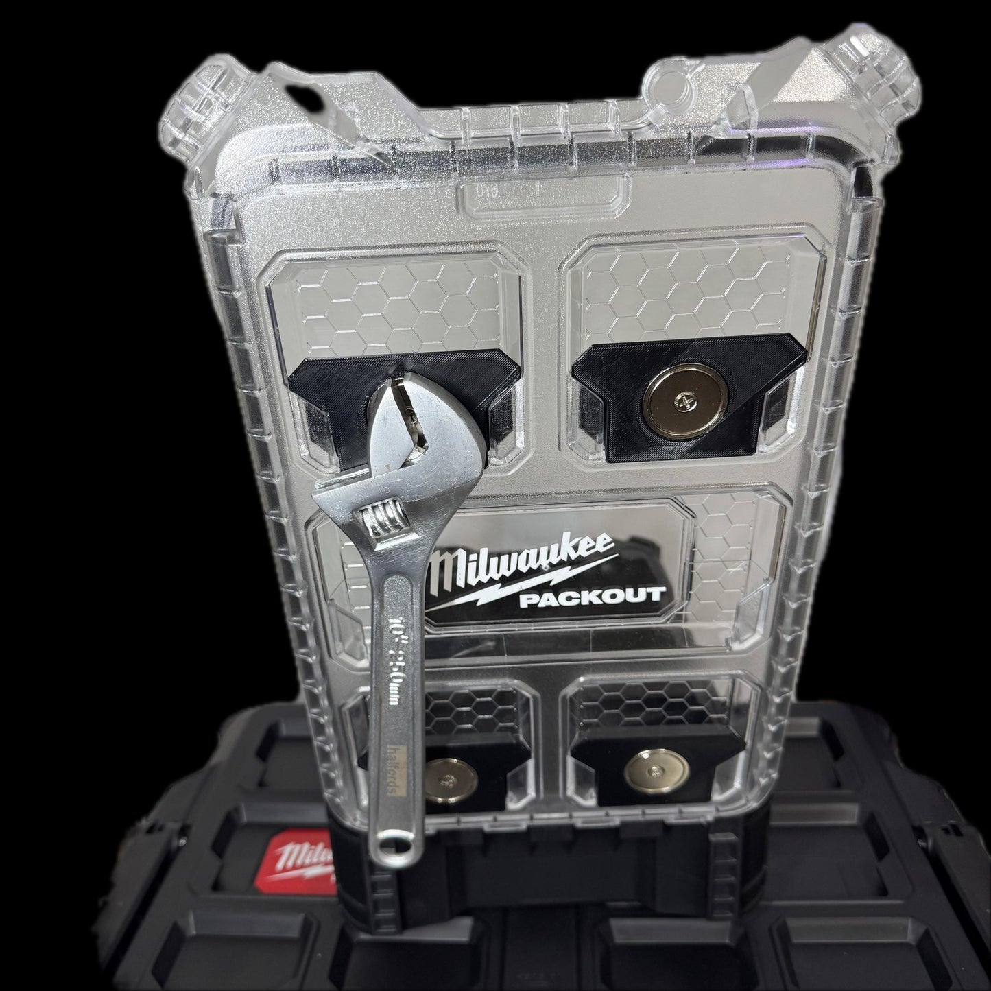 Milwaukee Packout OmniLink Mod | Magnetic Cleat Feet, Top Lid Mount
