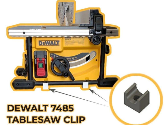 DEWALT DWE7485 Table Saw Clip: Secure Tool Mount Bracket