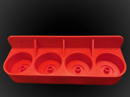 Milwaukee M12 Installation Driver 4x Heads Wall Mount Hanger Garage Van Storage