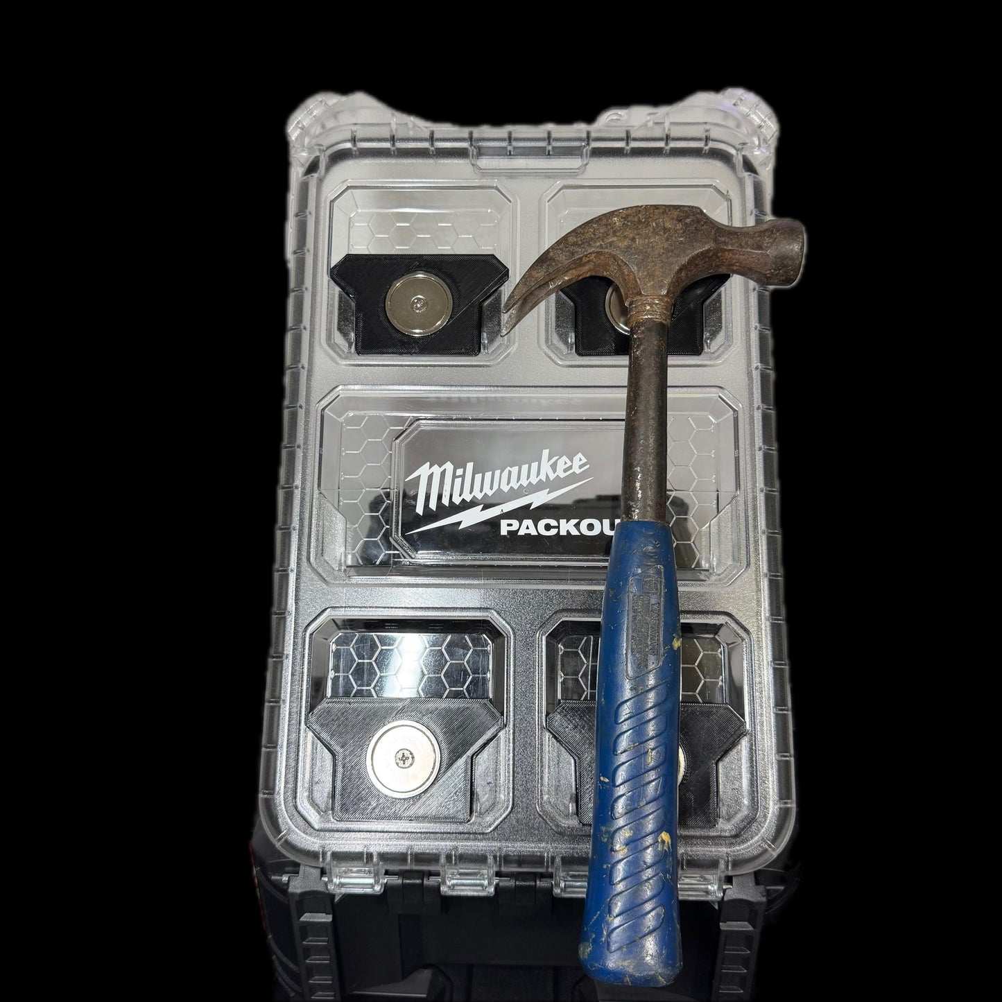 Milwaukee Packout OmniLink Mod | Magnetic Cleat Feet, Top Lid Mount