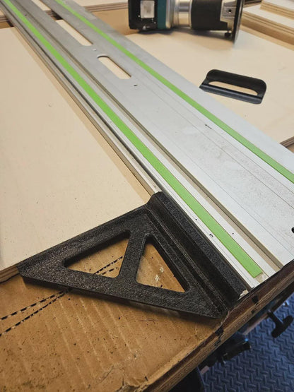 Makita Festool Erbauer Tracksaw Rail Right Angle 90 Degree Cutting Alignment Jig