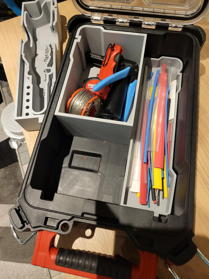 Milwaukee Packout M12 Soldering Iron Insert with 4 bins ( INSERT ONLY )