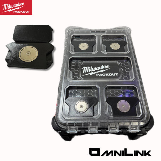 Milwaukee Packout OmniLink Mod | Magnetic Cleat Feet, Top Lid Mount