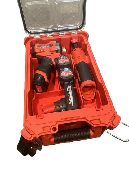 Milwaukee M12 FUEL 1/2 - 3/8 Impact Wrench & 3/8 Ratchet | Packout INSERT (ONLY)
