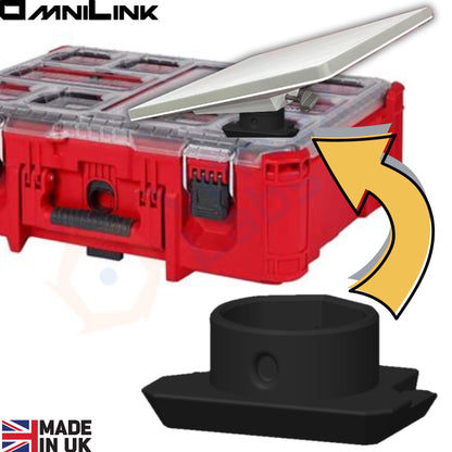 Starlink Mini Post FEB 2025 Milwaukee Packout Top Lid Cleat Mount Packout Mod