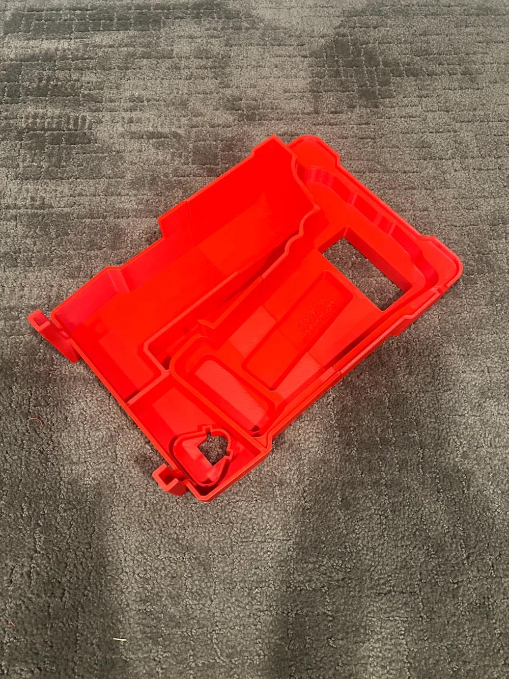 Milwaukee Packout Insert M12 3403-20 Drill and Battery Storage Organiser Tray