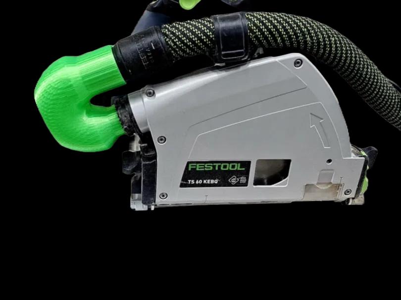 Festool Tracksaw Vacuum Hose Elbow: 90 Degree Dust Extractor Adapter