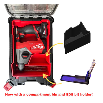 Milwaukee M12 FHAC16 5/8 2508 Fuel 16mm SDS+ Hammer Drill INSERT for Packout Organiser