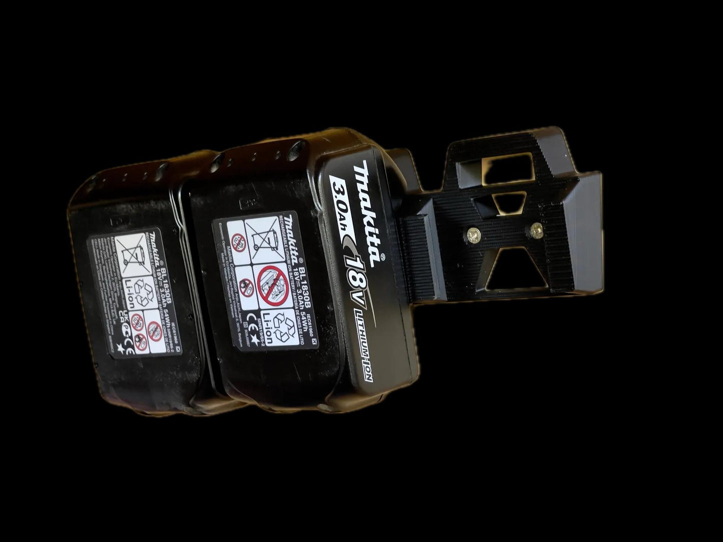 Makita LXT 18V Battery Wall Mount | Heavy Duty Organizer