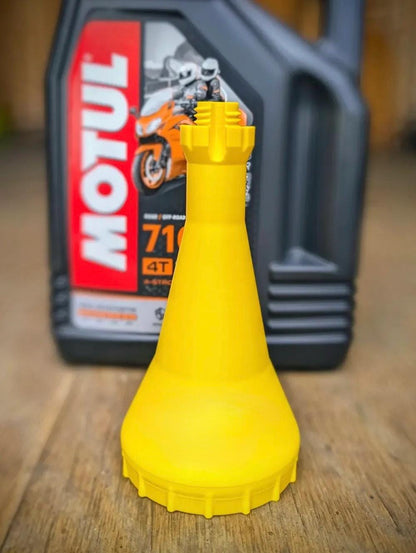 Kawasaki M30-1.5 Motorcycle Oil Funnel Thread-In Vented Easy Oil Changes BLACK