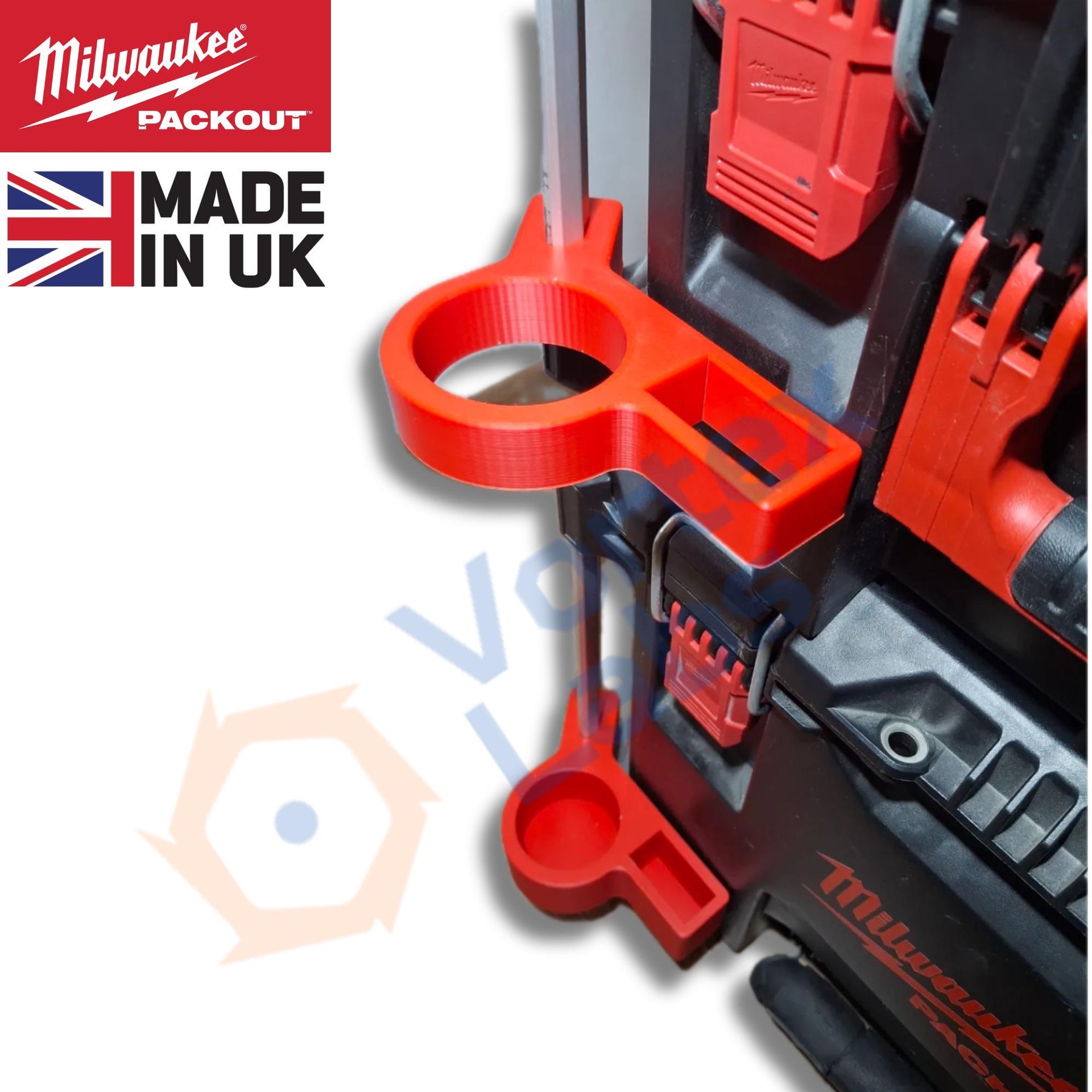 Milwaukee Packout Mod Rail Mount | Level & Tube Holder