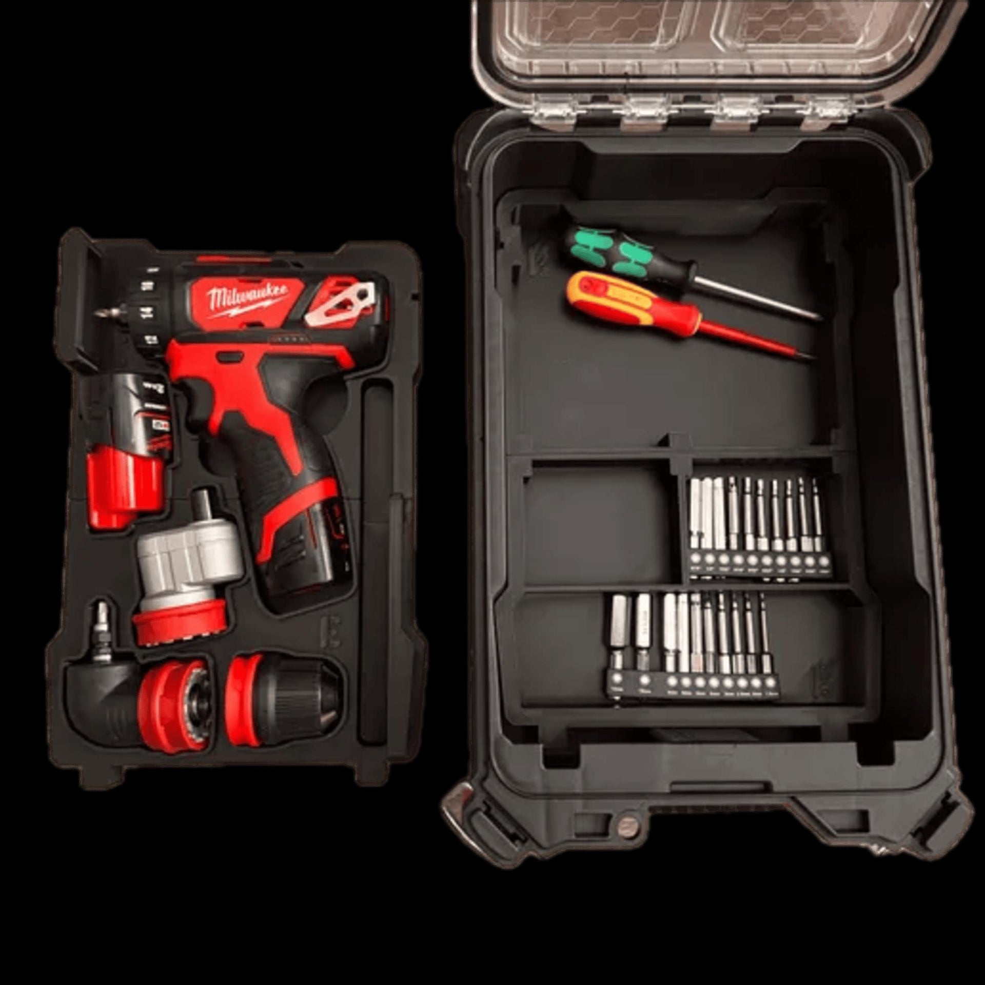 Milwaukee M12 BDDX Sub Compact Drill Driver with Removable Chuck INSERT for Packout Organizer