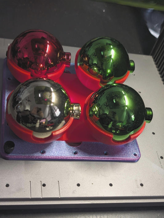 xTool F1 & F1 ULTRA Laser Engraver 4x 65MM Christmas Ornament Jig