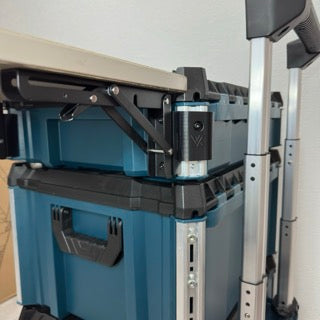Side Table Flip Up Hinge Mounts for Bosch L-Boxx Contractor
