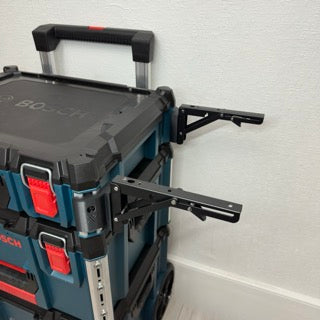 Side Table Flip Up Hinge Mounts for Bosch L-Boxx Contractor