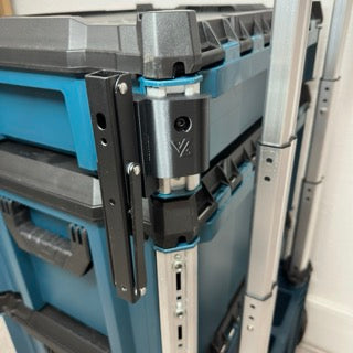 Side Table Flip Up Hinge Mounts for Bosch L-Boxx Contractor
