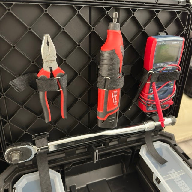 Share Secure Hook and Loop Strap Tie-Down Mount for ToughBuilt Stacktech Tool Box Lid