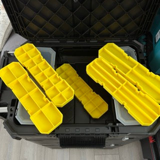 Nesting Bins for ToughBuilt StackTech Tool Box TB-B1-B-30 — Set of 6