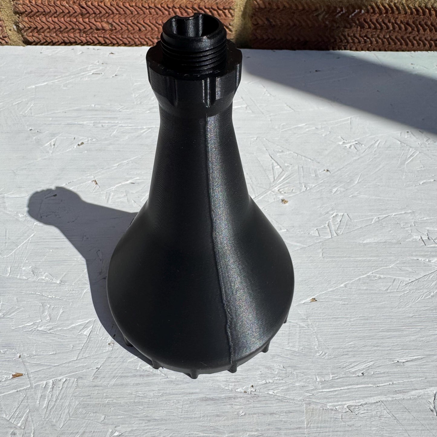 Kawasaki M30-1.5 Motorcycle Oil Funnel Thread-In Vented Easy Oil Changes BLACK