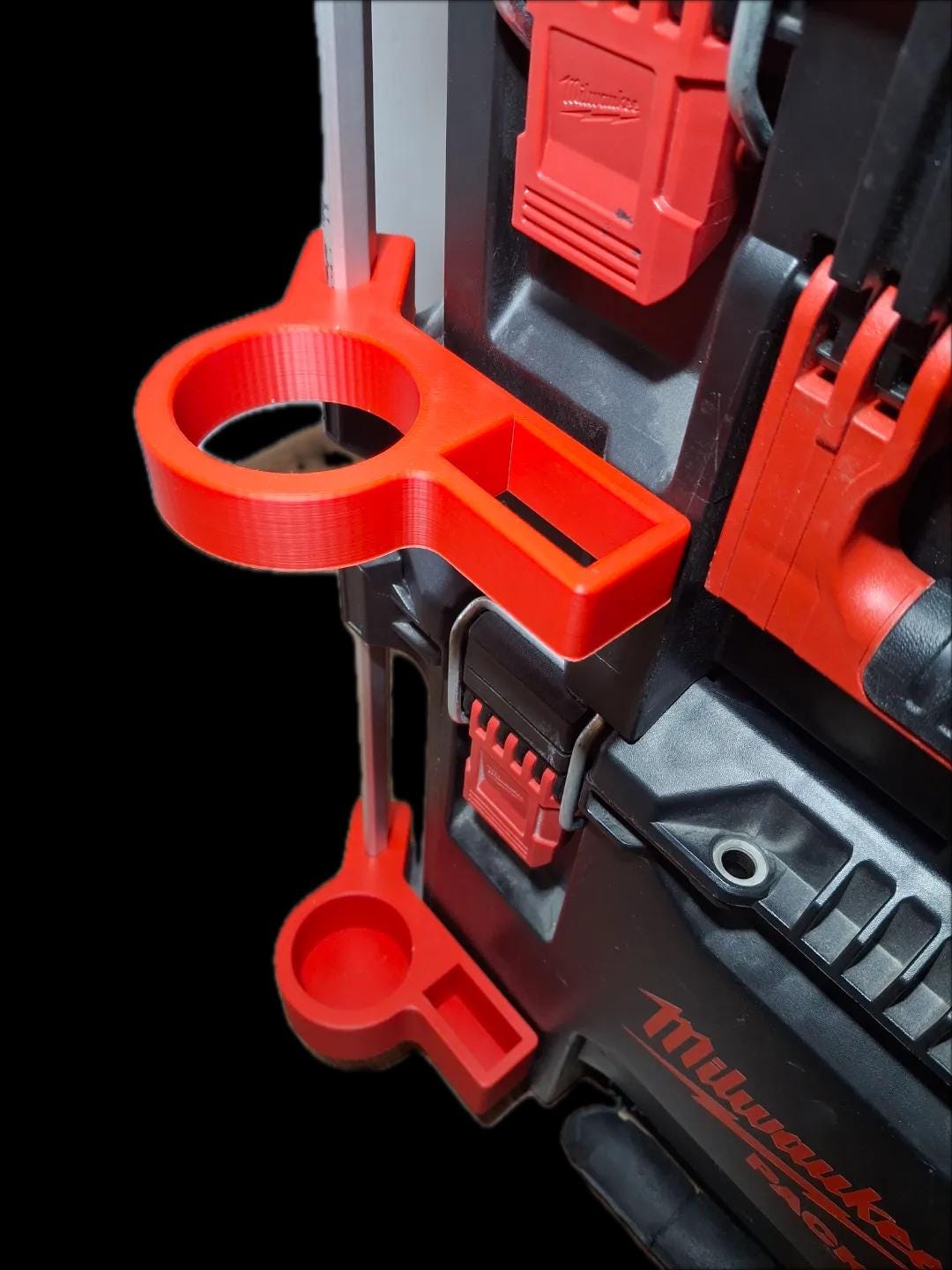 Milwaukee Packout Mod Rail Mount | Level & Tube Holder