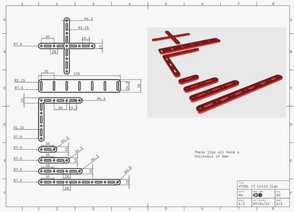 xTool F1 Ultra Jig: Laser Engraving Alignment Tool, Precision Fixture