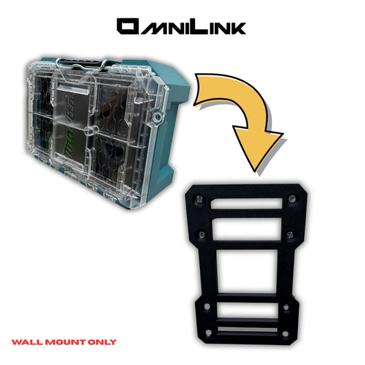 Wall Mount for Makita P-91067 T-90065 MAKTRAK Compact Deep Organiser | OmniLink
