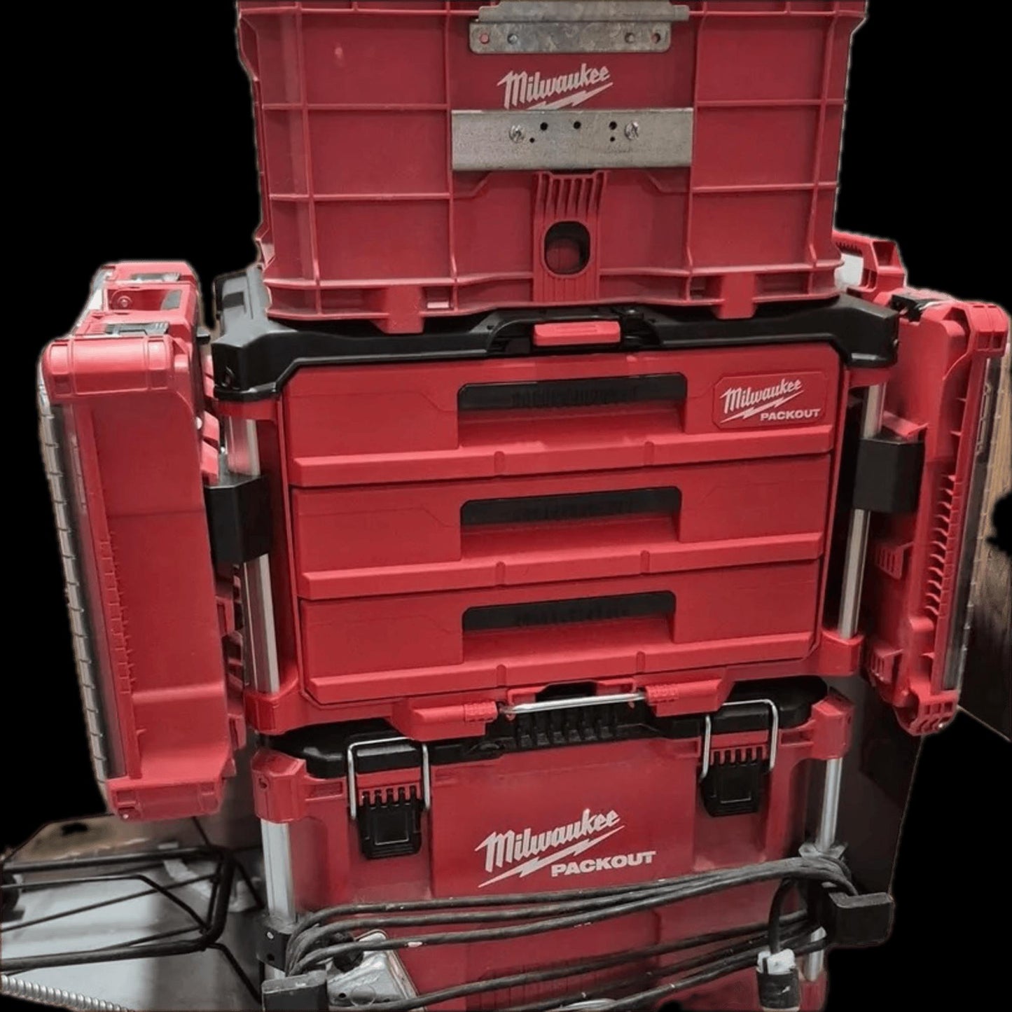 Full Size Organizer and Crate Side Mount to Trolley & Drawers