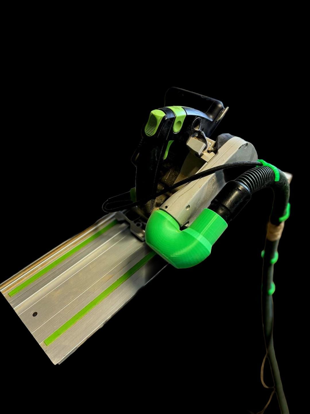 Festool Tracksaw Vacuum Hose Elbow: 90 Degree Dust Extractor Adapter