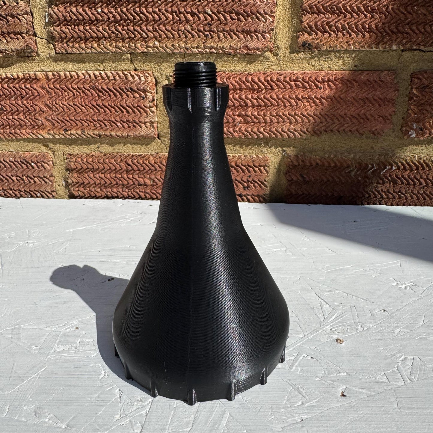 Universal M20-2.5 Motorcycle Oil Funnel Thread-In Vented Easy Oil Changes BLACK