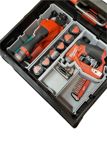 Milwaukee Packout Insert for Drawer 6x M12 CP Battery Storage Organiser Tray