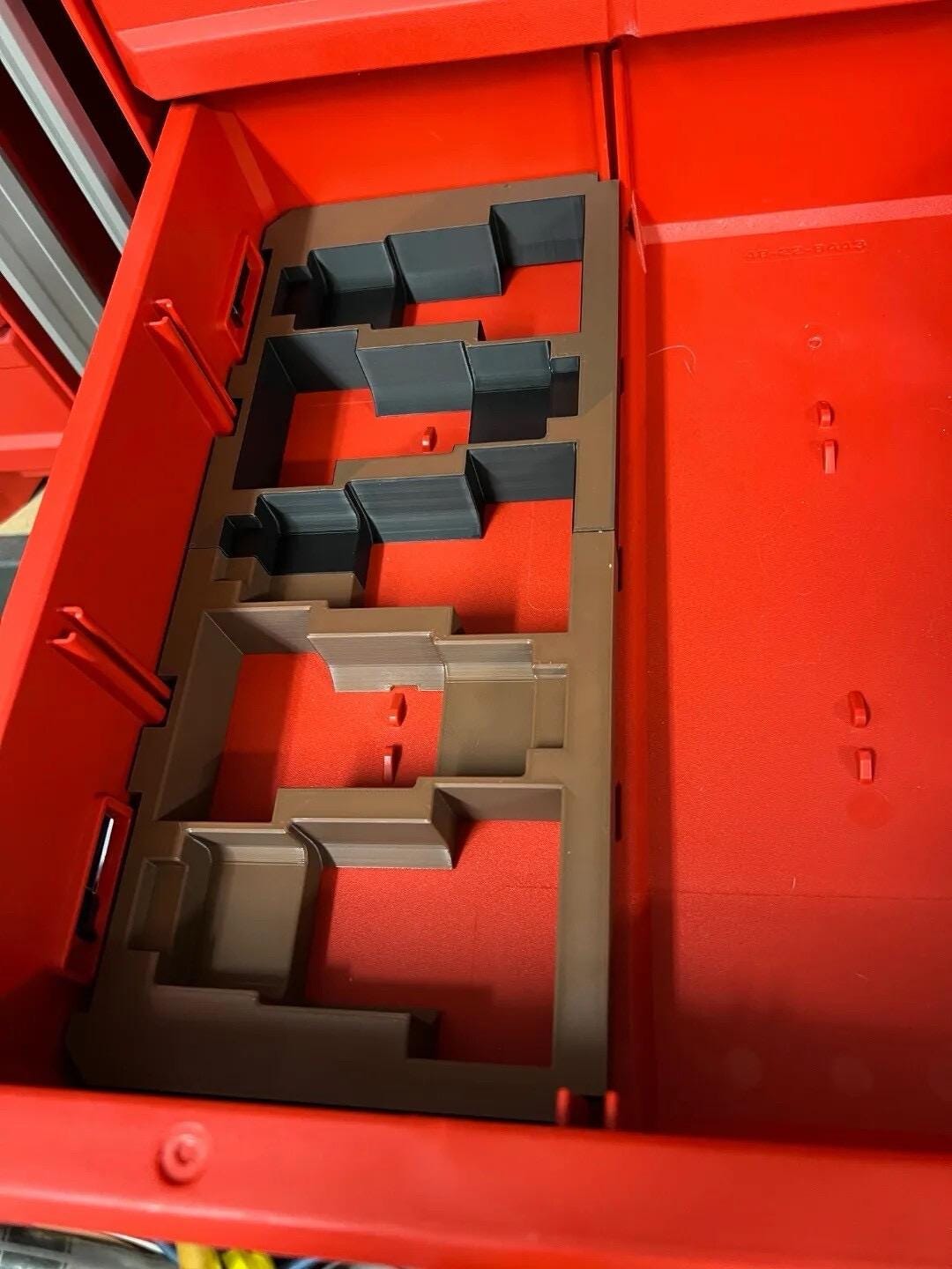 Milwaukee Packout Insert for Drawer 5x M12 XC Battery Storage Organiser Tray