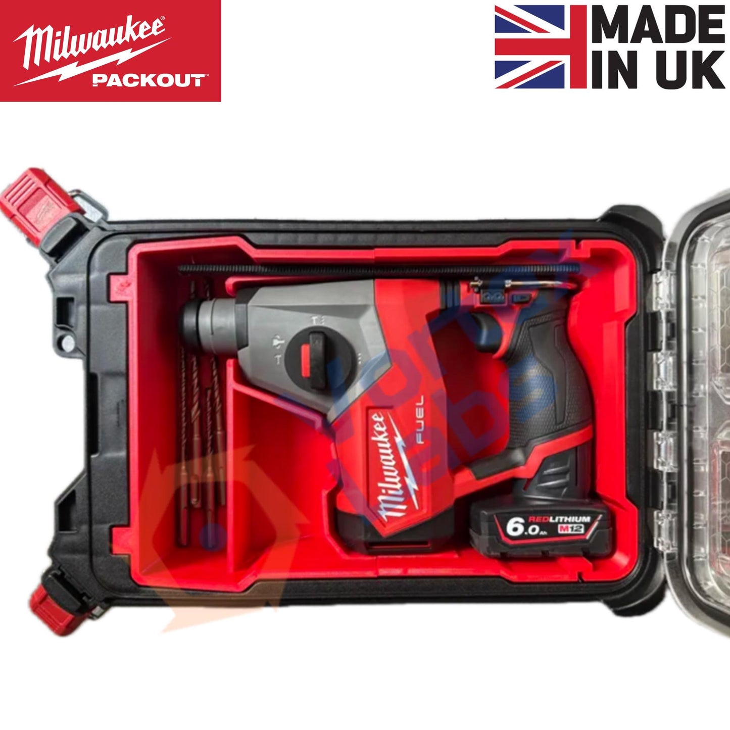 Milwaukee M12 FHAC16 5/8 2508 Fuel 16mm SDS+ Hammer Drill INSERT for Packout Organiser