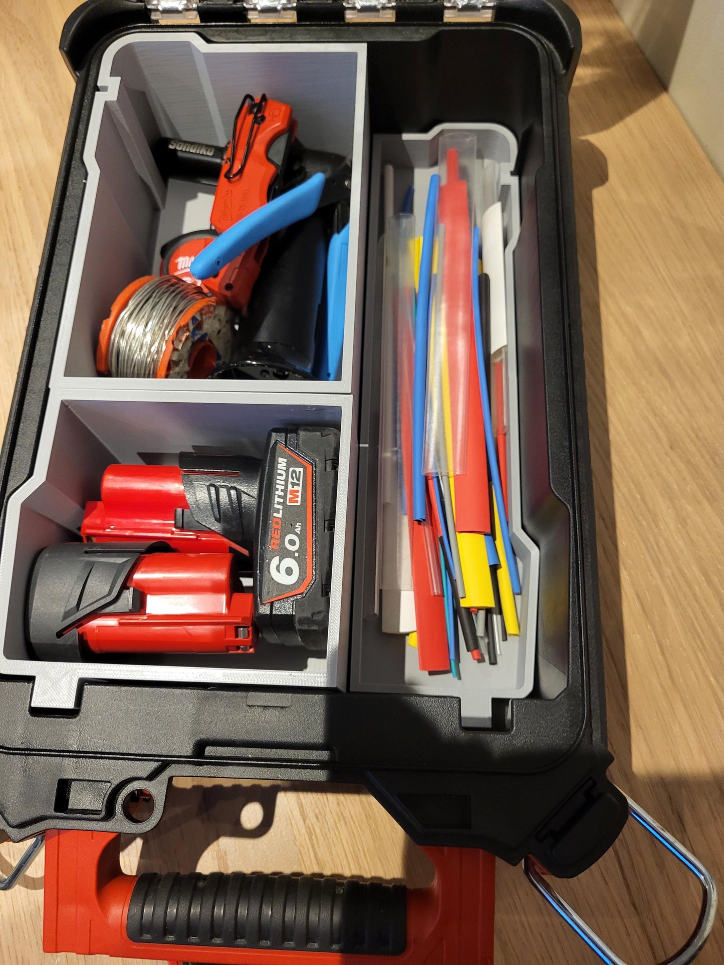 Milwaukee Packout M12 Soldering Iron Insert with 4 bins ( INSERT ONLY )