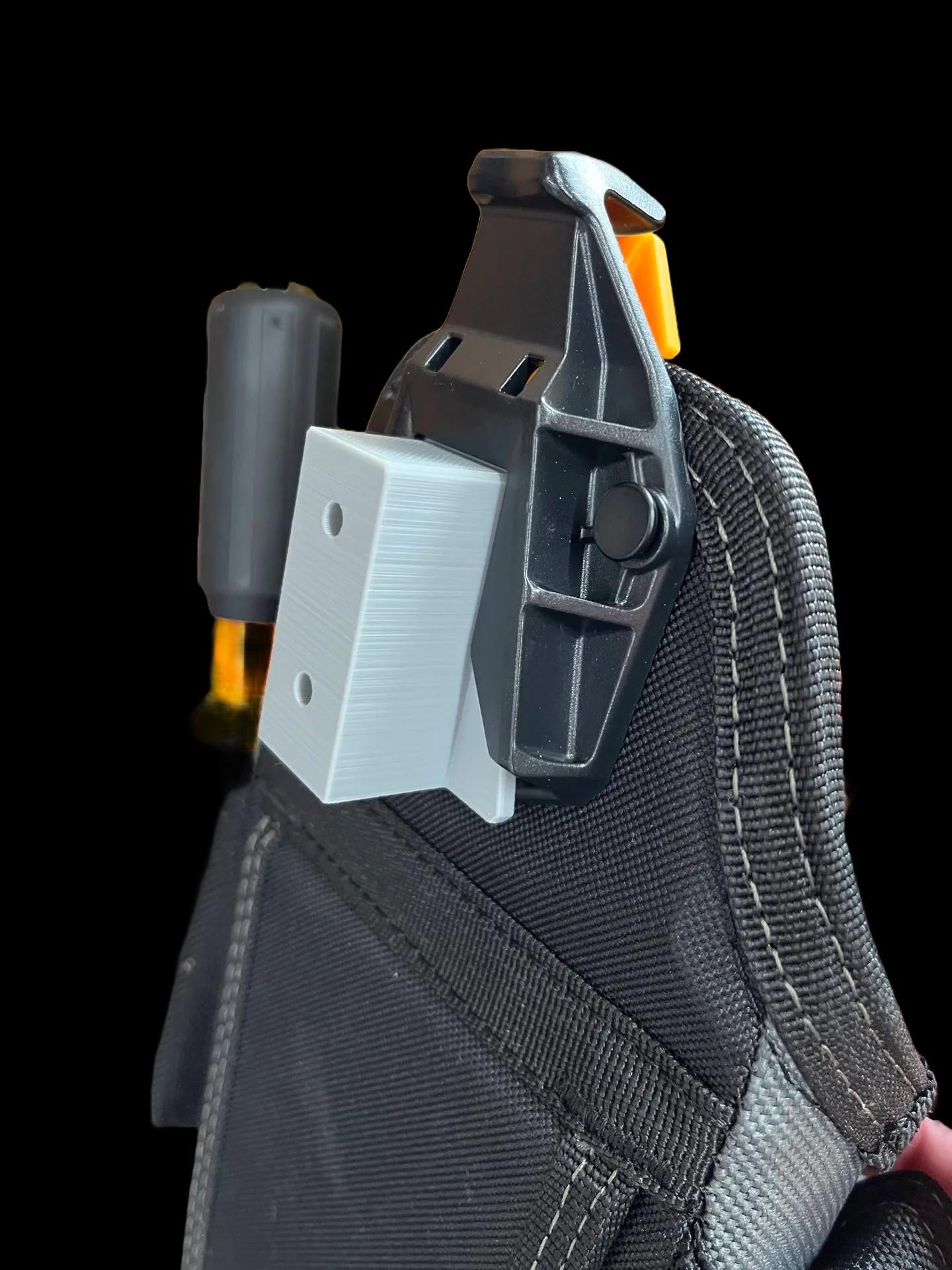 ToughBuilt ClipTech Wall Mount Set | Tool Pouch Organizer Hangers (5x)