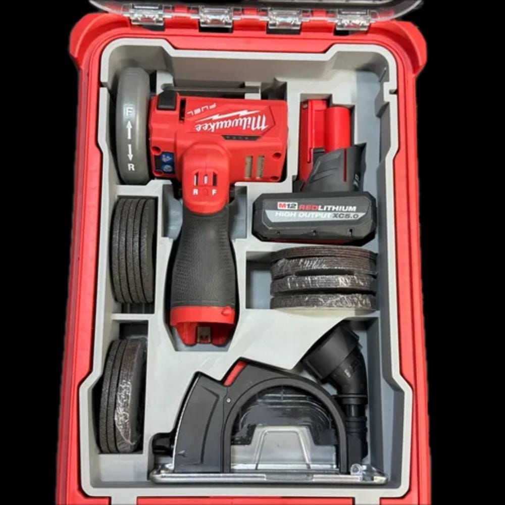 Milwaukee M12 FCOT 2522 Cut Off Tool | 3" (76mm) INSERT for Packout Single Deep Organizer