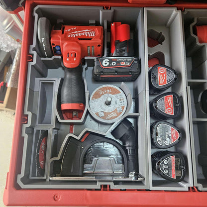 Milwaukee M12 FCOT 2522 Cut Off Tool | 3" (76mm) INSERT for Packout Drawer System