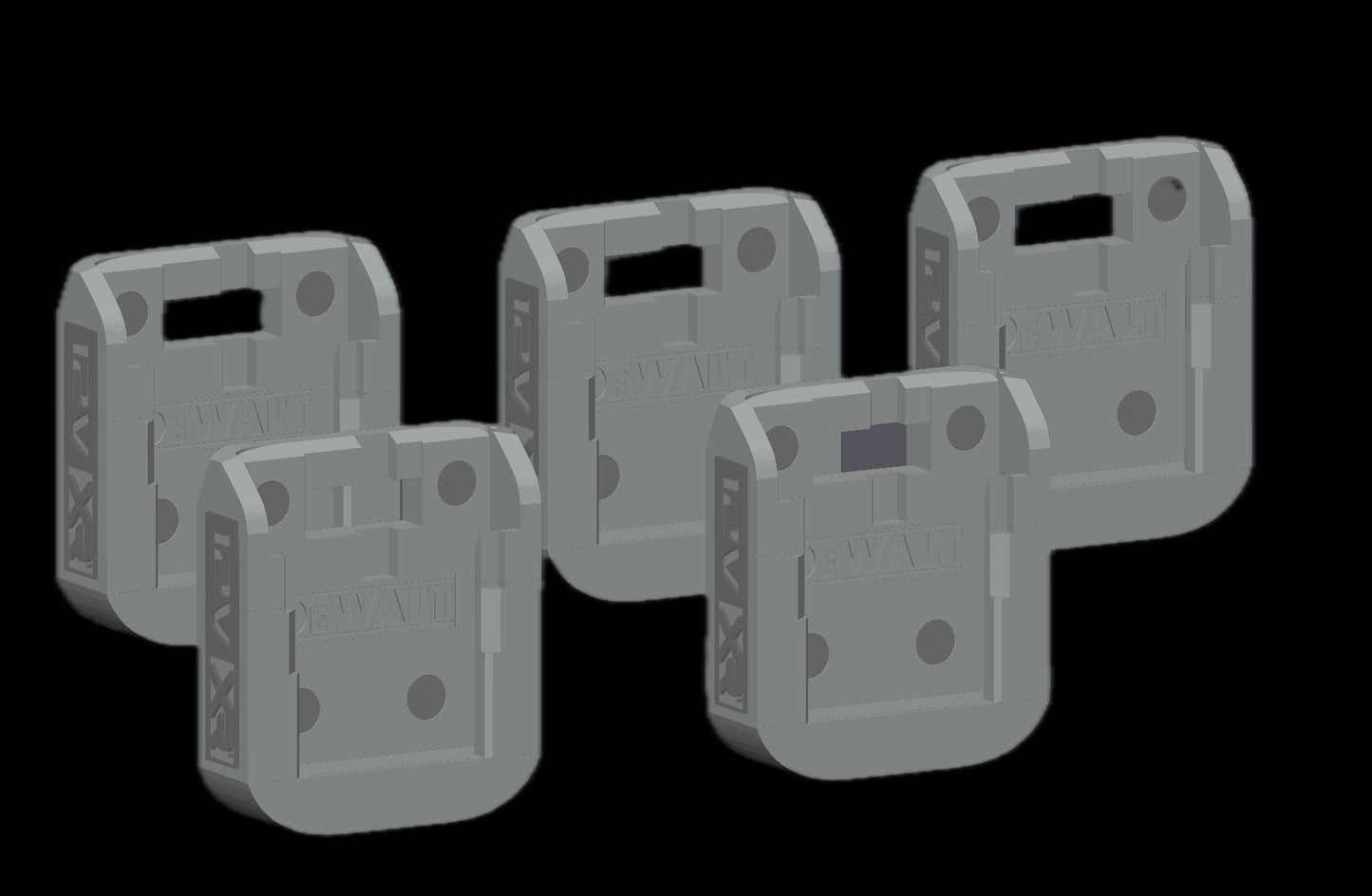DeWalt XR 12V Battery Mount Heavy Duty Wall Mount