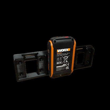 Triple Battery Wall Mount for WORX 20v PowerShare Battery Holder