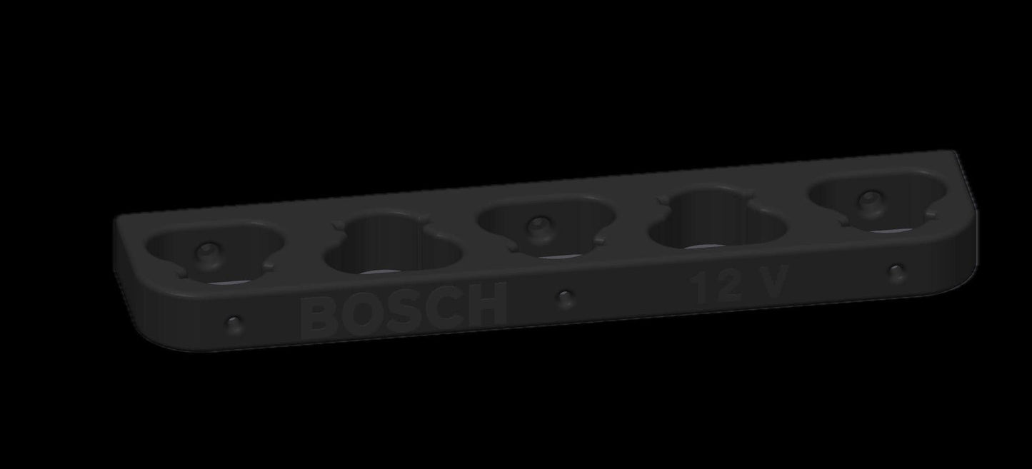 BOSCH 10.8V 12V 12V MAX Battery Mount Holder x3 - x5
