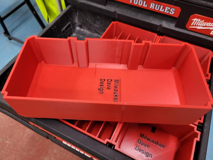 Custom Storage Bins for Milwaukee Packout 2 & 3 Drawer 4932472129 / 4932472130
