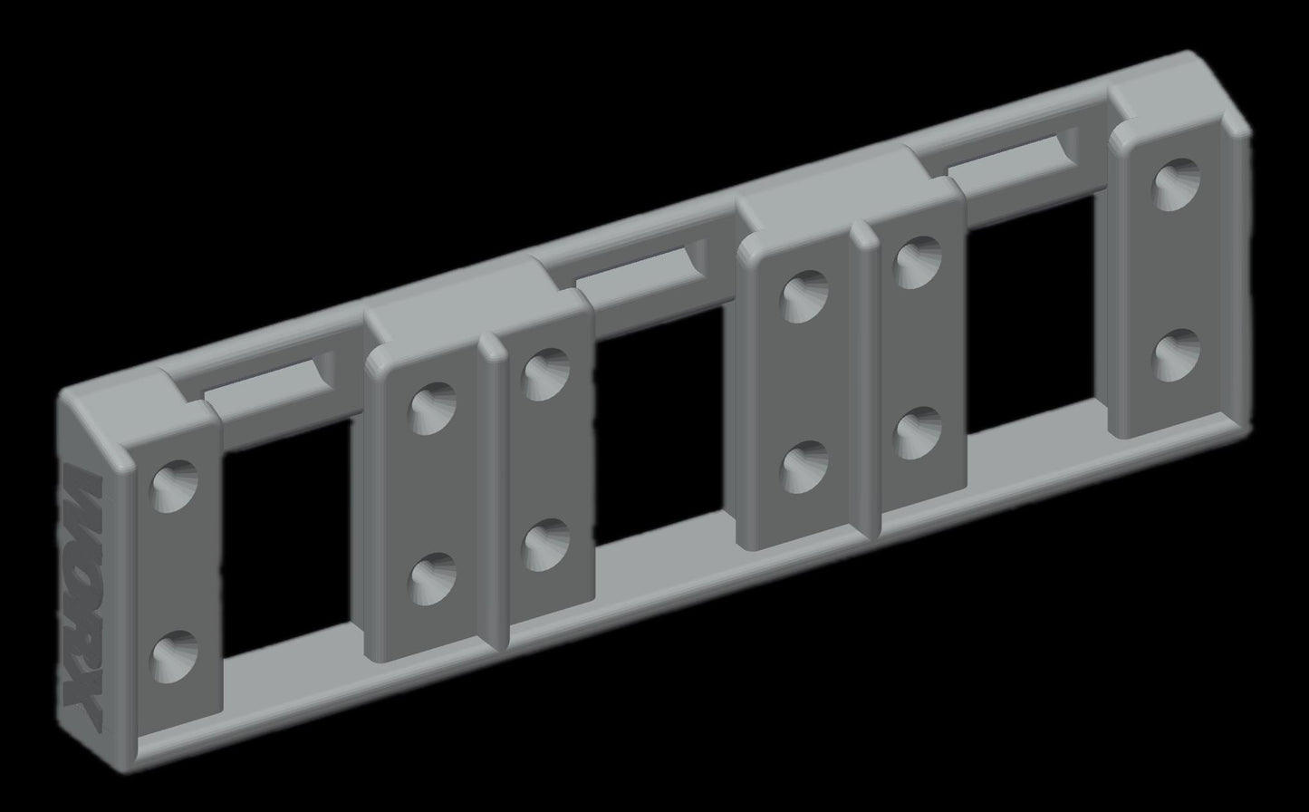 Triple Battery Wall Mount for WORX 20v PowerShare Battery Holder