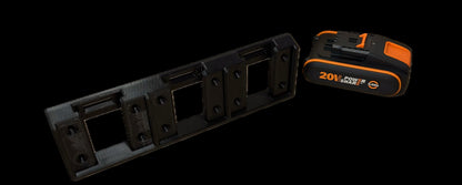 Triple Battery Wall Mount for WORX 20v PowerShare Battery Holder