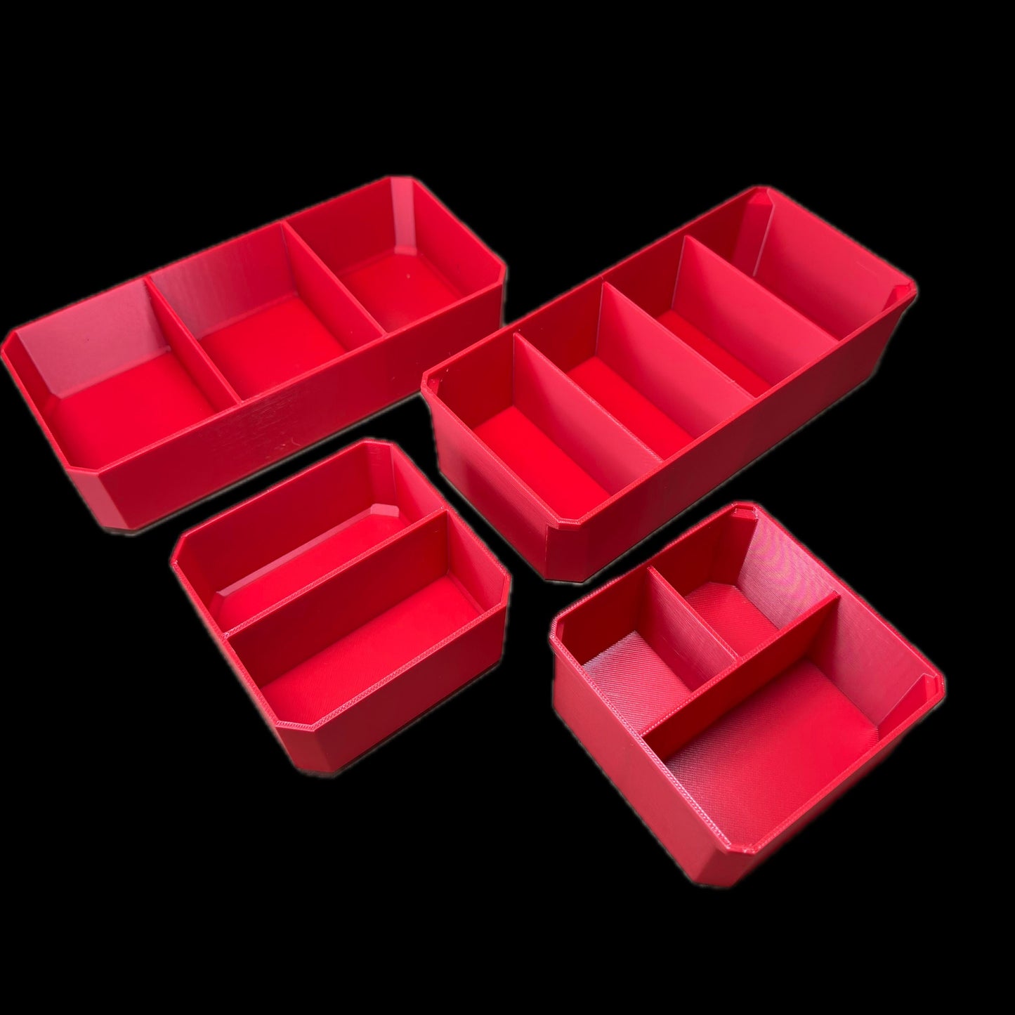 Custom Bin Divider Nesting Inserts for Milwaukee Packout Organiser Bins 2 Level