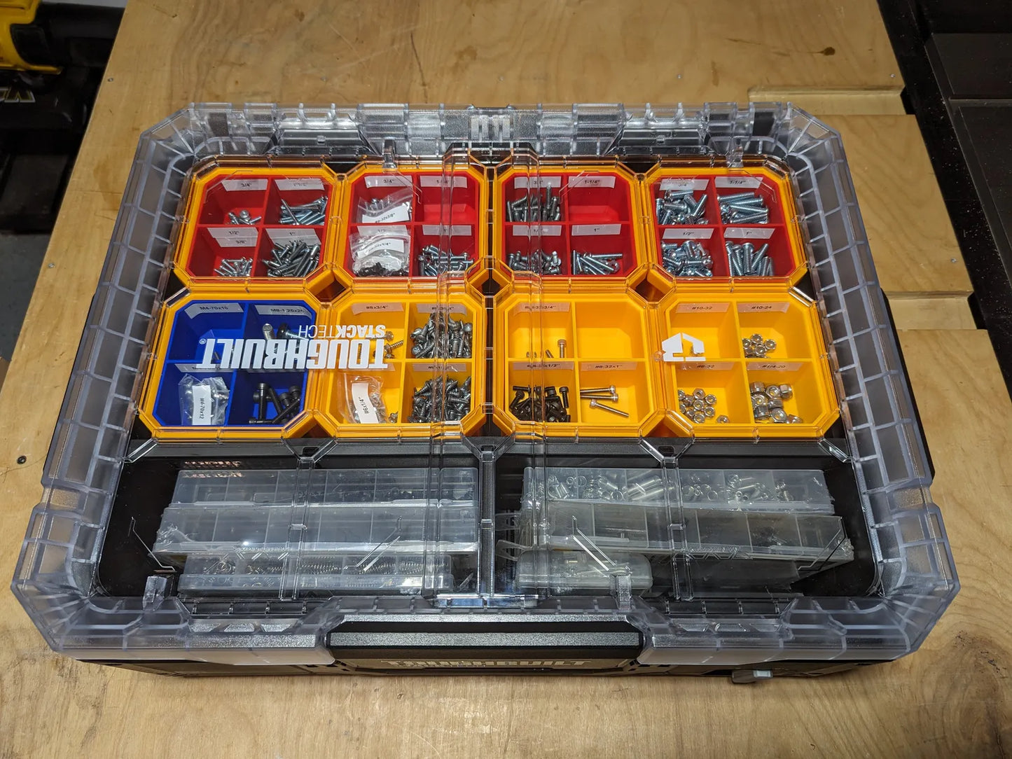 Nesting Bin Inserts w/ Dividers for ToughBuilt Stacktech Organizer TB-B1-O-30