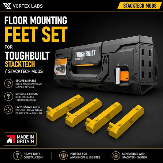 Floor Mounting Feet Set for ToughBuilt Stacktech / Stacktech Mods